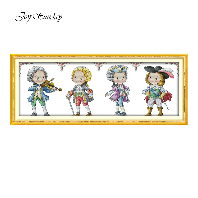 Chinese Cross Stitch Kit Joy Sunday Little Nobility 11CT 14CT DMC Ecological Cotton Printed Canvas DIY Embroidery Needlework Set
Chinese Cross Stitch Kit Joy Sunday Little Nobility 11CT 14CT DMC Ecological Cotton Printed Canvas DIY Embroidery Needlework Set