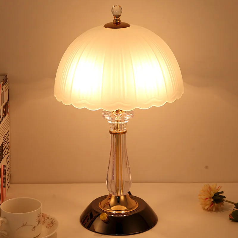 Modern Bedroom Bedside Table Lamp European Warm Light Glass Table Lamp Living Room Table Light Table Lamps Home Deco
Modern Bedroom Bedside Table Lamp European Warm Light Glass Table Lamp Living Room Table Light Table Lamps Home Deco