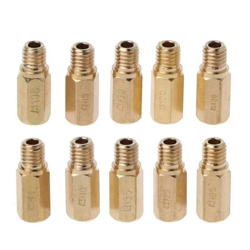 10pcs Main Jet For PWK OKO CVK Mikuni KOSO Motorcycle Carburetor Vice Injectors Nozzle Size 100-140
10pcs Main Jet For PWK OKO CVK Mikuni KOSO Motorcycle Carburetor Vice Injectors Nozzle Size 100-140