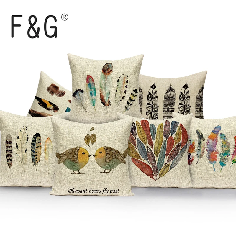 Feather pillow case birds pillow cover colorful decorative Lovely throw pillows print cushions for sofa Custom cover cushion
Feather pillow case birds pillow cover colorful decorative Lovely throw pillows print cushions for sofa Custom cover cushion