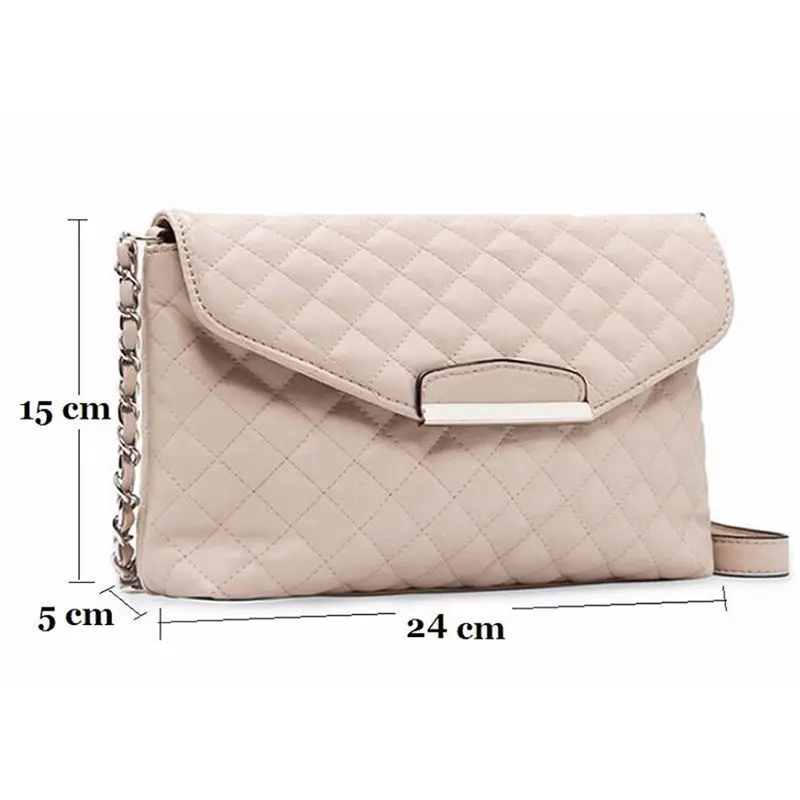 Fashion Women Small Boho Handbags Faux PU Leather Chain Plaid Clutch Handbag 24*15*5cm Purse Single Crossbody Messenger Bag
Fashion Women Small Boho Handbags Faux PU Leather Chain Plaid Clutch Handbag 24*15*5cm Purse Single Crossbody Messenger Bag