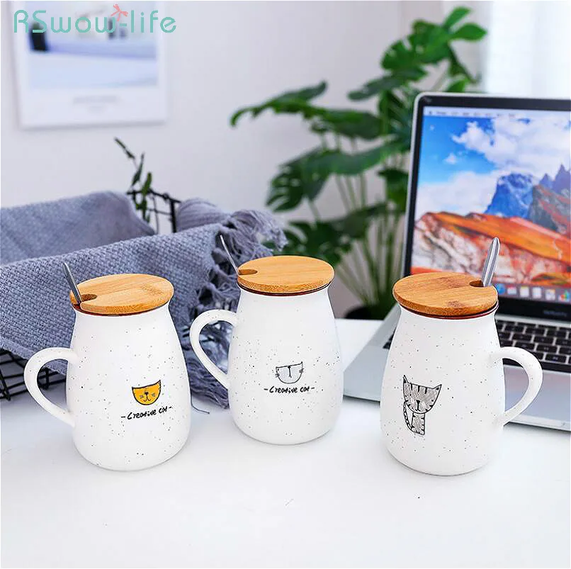Cute Cat Babysbreath Creative Porcelain Cup With Lid And Spoon Mug Student Home Office Travel Mug Eco-Friendly Coffee Milk Water
Cute Cat Babysbreath Creative Porcelain Cup With Lid And Spoon Mug Student Home Office Travel Mug Eco-Friendly Coffee Milk Water