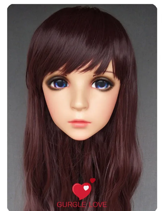 (DM173) Lovely Sweet Girl Resin Half Head Kigurumi Mask With BJD Eyes Cosplay Japanese Anime Role Lolita Mask Crossdress Doll
(DM173) Lovely Sweet Girl Resin Half Head Kigurumi Mask With BJD Eyes Cosplay Japanese Anime Role Lolita Mask Crossdress Doll