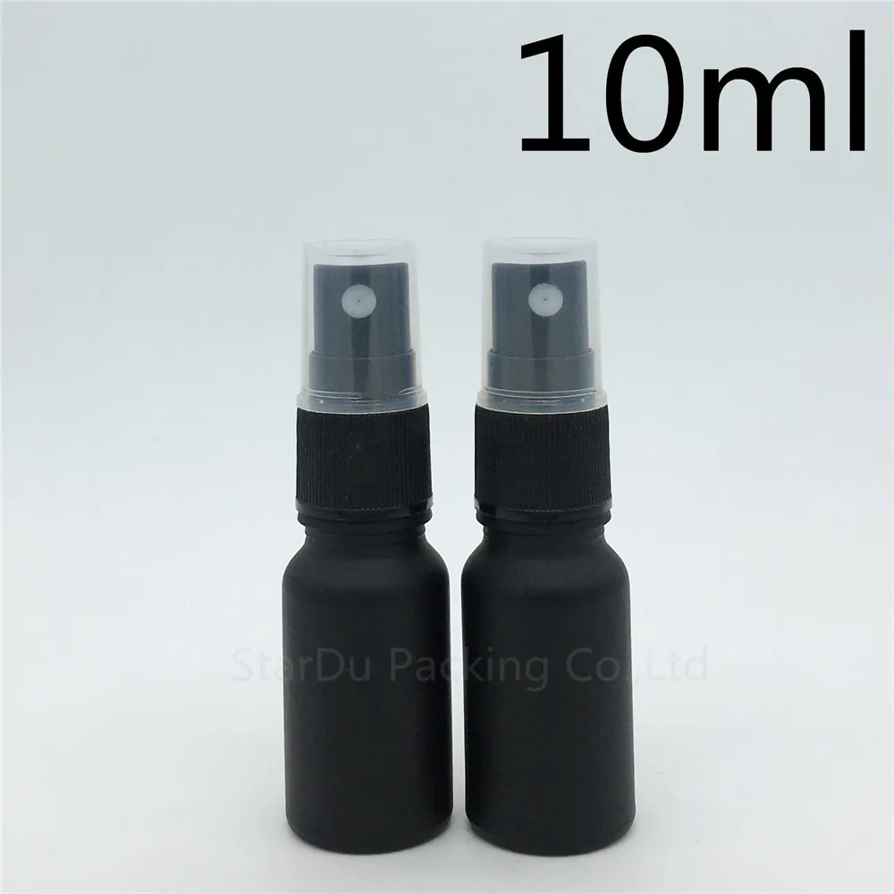 500pcs/lot 10ml black Frosted glass bottle with Black plastic sprayer, 10cc Essential Oil Spray Glass perfume bottle
500pcs/lot 10ml black Frosted glass bottle with Black plastic sprayer, 10cc Essential Oil Spray Glass perfume bottle