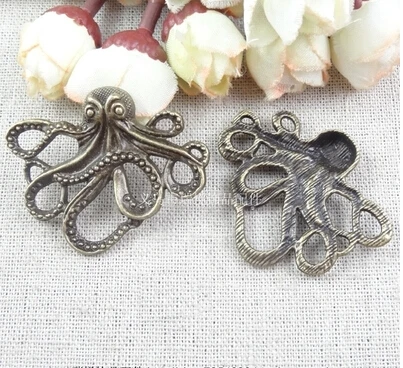 A1399 Free Shipping 30pcs/bag size 35*43mm color bronze octopus zakka Antique diy pendant Jewelry findings accessories
A1399 Free Shipping 30pcs/bag size 35*43mm color bronze octopus zakka Antique diy pendant Jewelry findings accessories