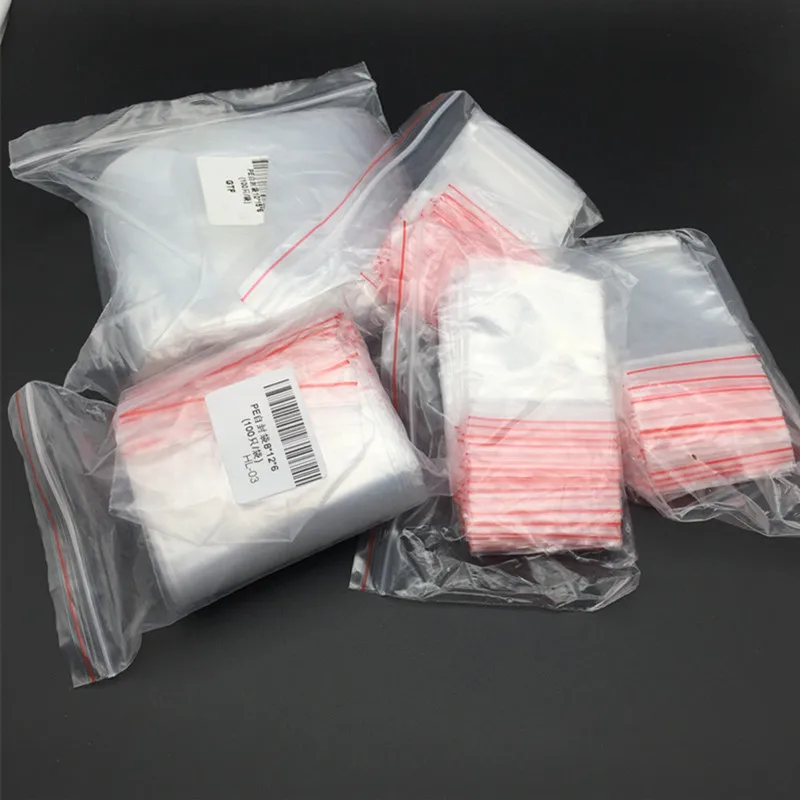 100pcs/lot Small Zip Lock Plastic Bags Reclosable Transparent Jewelry/Food Storage Bag Kitchen Package Bag ClearThickness 0.05mm
100pcs/lot Small Zip Lock Plastic Bags Reclosable Transparent Jewelry/Food Storage Bag Kitchen Package Bag ClearThickness 0.05mm
