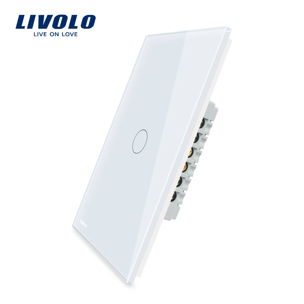 Фото Производитель Livolo AU/US стандартный сенсорный экран настенный выключатель света 1