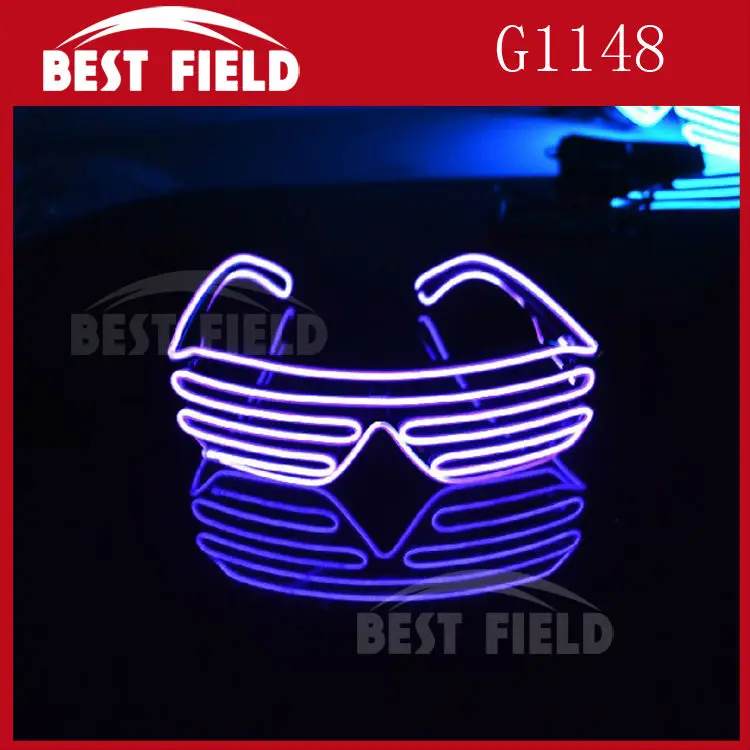 Free shipping 5pcs/lot Sound Music Voice Activate El Wire Fashion Neon LED Light Up Shutter Shaped Glasses Rave Costume Party
Free shipping 5pcs/lot Sound Music Voice Activate El Wire Fashion Neon LED Light Up Shutter Shaped Glasses Rave Costume Party