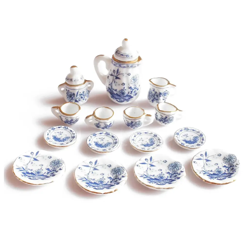 ABWE Best Sale 1/12th Dining Ware China Ceramic Tea Set Dolls House Miniatures Blue Flower
ABWE Best Sale 1/12th Dining Ware China Ceramic Tea Set Dolls House Miniatures Blue Flower
