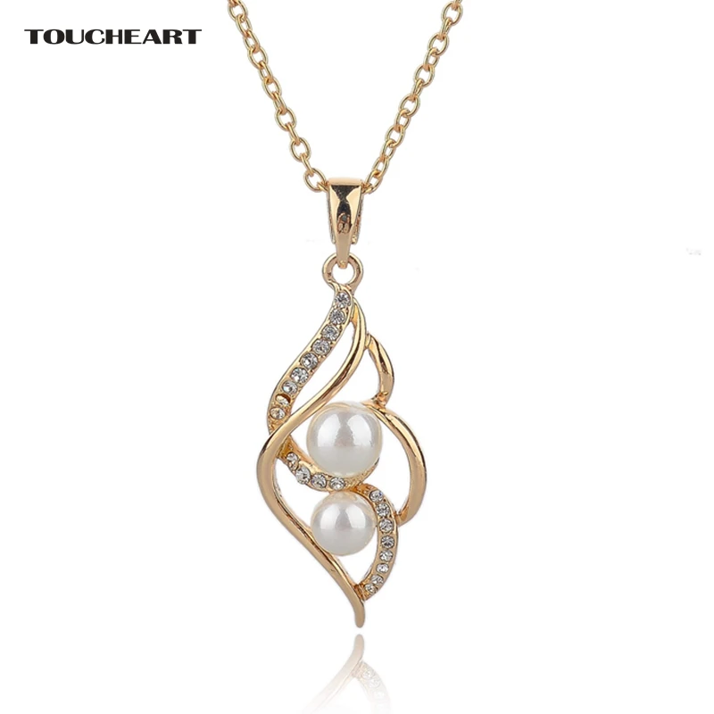 TOUCHEART New Gold Pendant Necklace Silver Chain Crystal Simulated Pearl Necklace For Women Wedding Jewelry Necklace SNE140381
TOUCHEART New Gold Pendant Necklace Silver Chain Crystal Simulated Pearl Necklace For Women Wedding Jewelry Necklace SNE140381