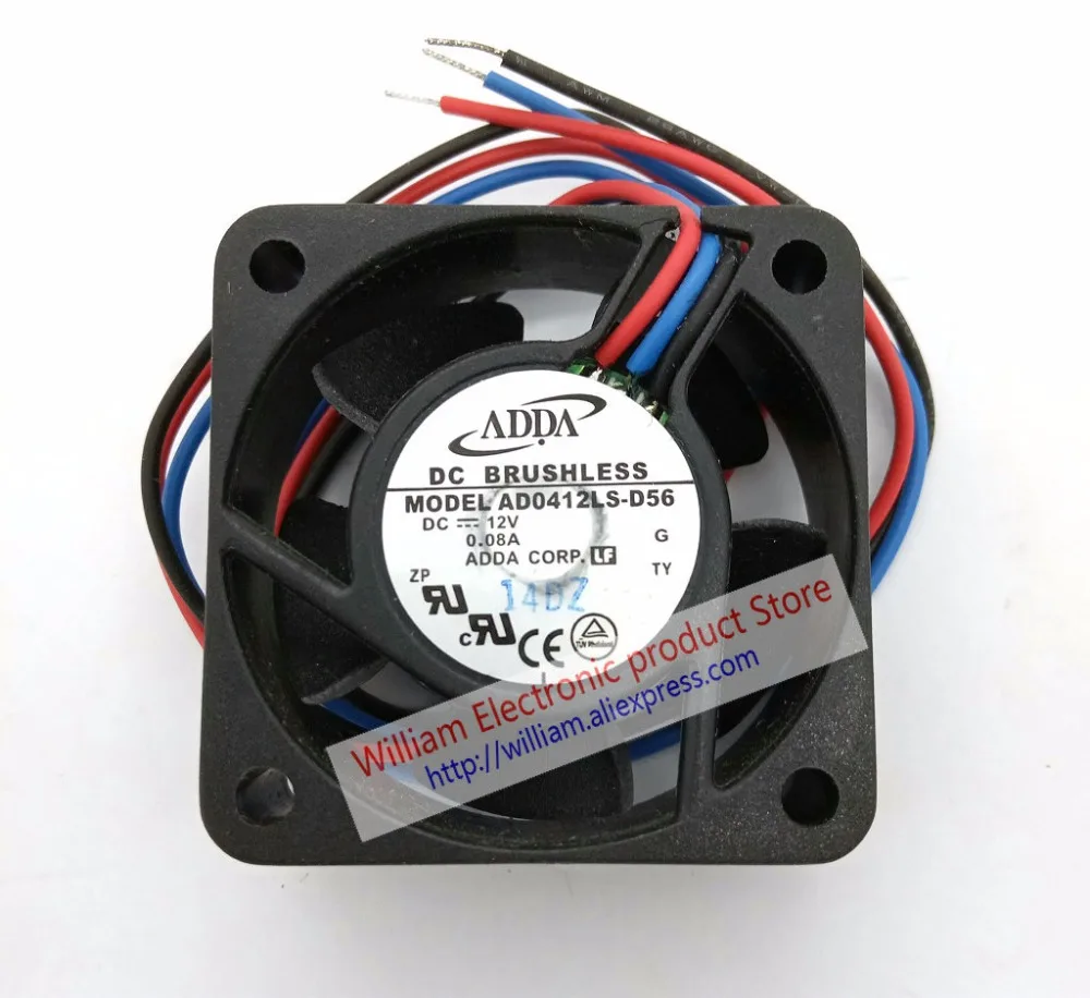 New Origianl ADDA AD0412LS-D56 AD0412LS-D50 DC12V 0.08A 40x40x15MM Computer cooling fan
New Origianl ADDA AD0412LS-D56 AD0412LS-D50 DC12V 0.08A 40x40x15MM Computer cooling fan
