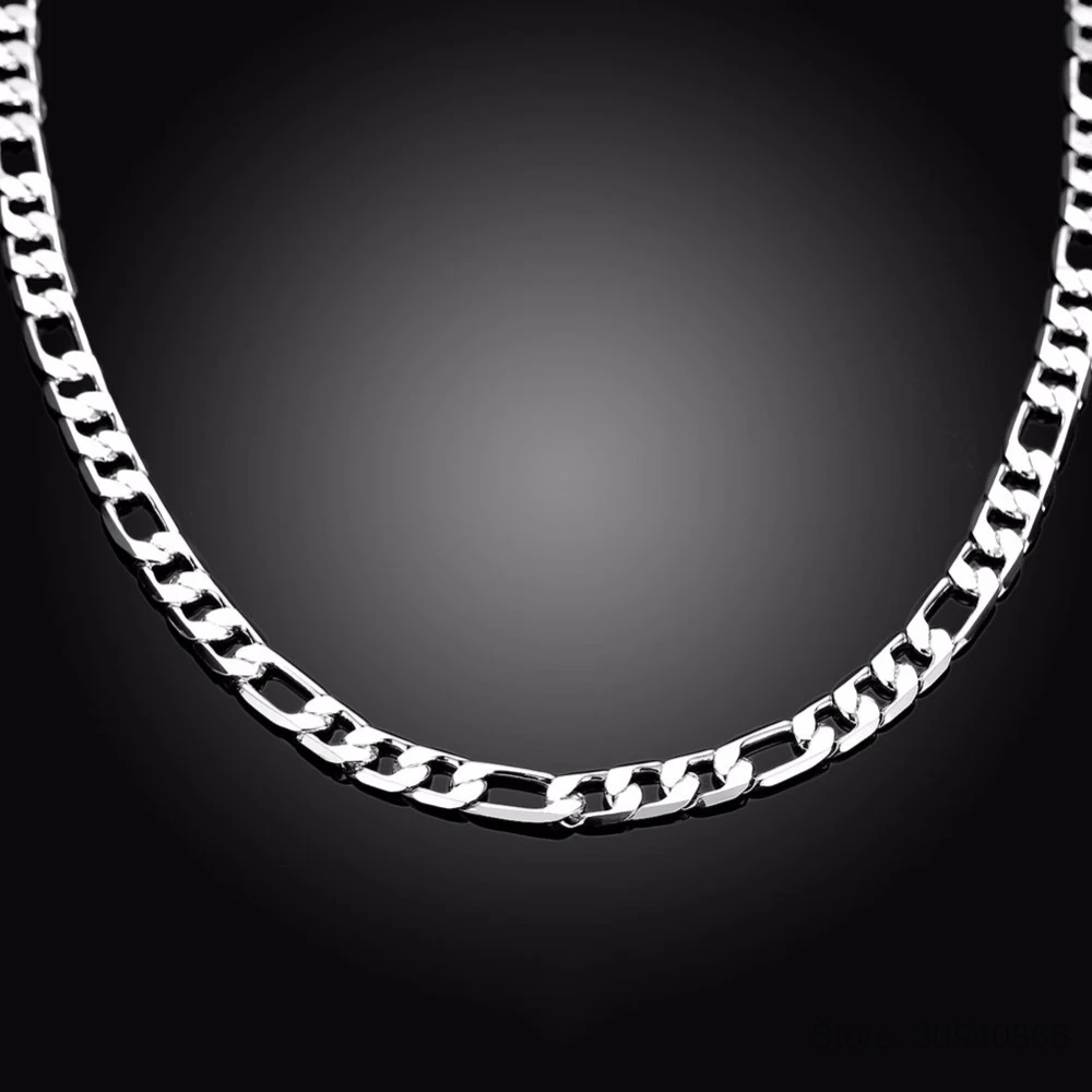 925 Silver Jewelry Curb Link Necklace Chains Colar de Prata For Men Female Fashion Accessories Wide 4mm 6mm 8mm 12mm
925 Silver Jewelry Curb Link Necklace Chains Colar de Prata For Men Female Fashion Accessories Wide 4mm 6mm 8mm 12mm