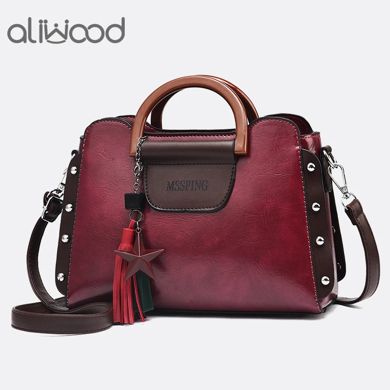 aliwood Leather Women's Bags Vintage Handbags With Tassel Tote Fashion Ladies Shoulder Bags Retro Fringed Female Crossbody Bags
aliwood Leather Women's Bags Vintage Handbags With Tassel Tote Fashion Ladies Shoulder Bags Retro Fringed Female Crossbody Bags
