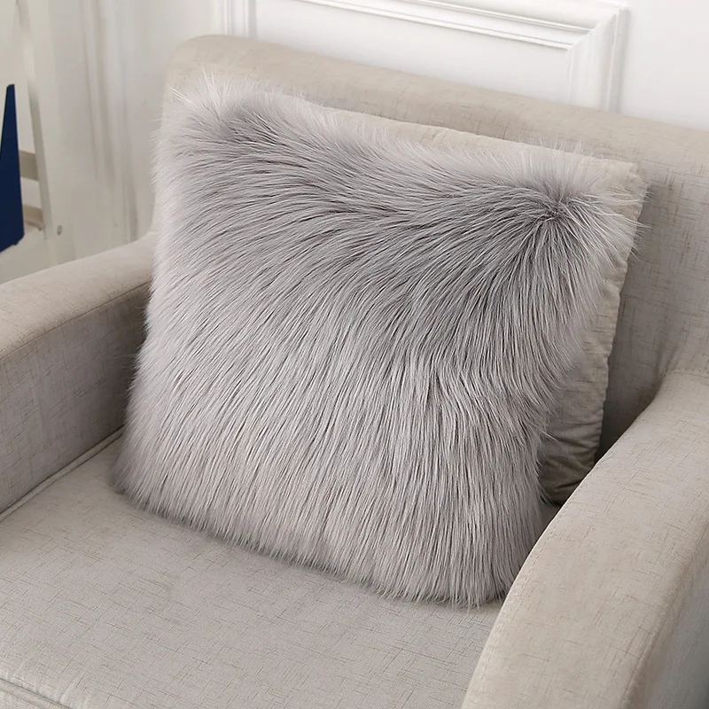 30/45/50CM Plush soft solid fur feather Cushion Cover Lumbar Pillows case luxury sofa bed home car room home Dec wholesale FG805 
30/45/50CM Plush soft solid fur feather Cushion Cover Lumbar Pillows case luxury sofa bed home car room home Dec wholesale FG805