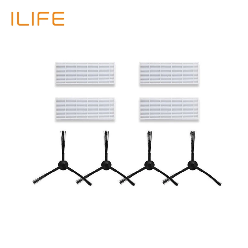 ILIFE A8 Robotic Vacuum Cleaner Filter*4+ Side Brush*2 pair Replacement Kits for ILIFE A8
ILIFE A8 Robotic Vacuum Cleaner Filter*4+ Side Brush*2 pair Replacement Kits for ILIFE A8