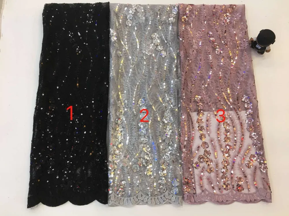 Silver black pink French net lace fabric ZH1920209 with sequins embroidery lace fabric
Silver black pink French net lace fabric ZH1920209 with sequins embroidery lace fabric