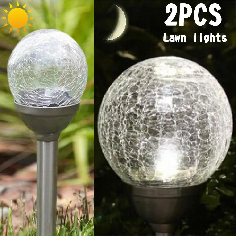 Stainless Steel Solar Power Lawn Light Crack Pattern lamp Ball Light Garden Light Home Garden Decoration
Stainless Steel Solar Power Lawn Light Crack Pattern lamp Ball Light Garden Light Home Garden Decoration