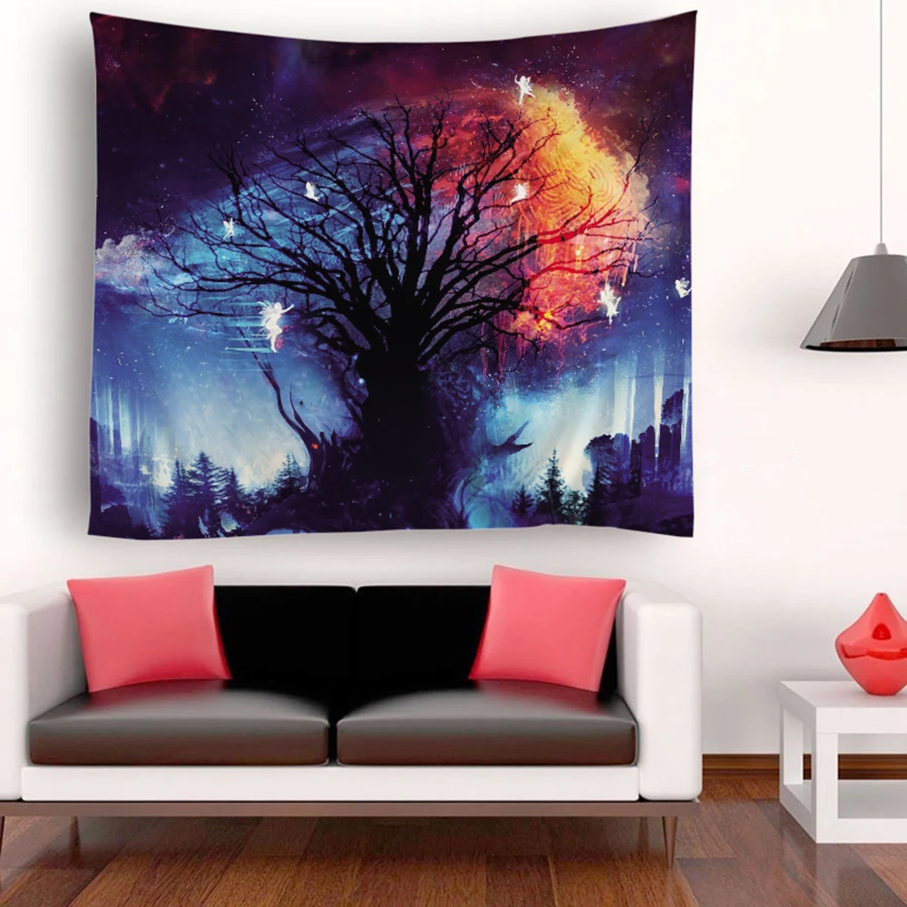 Polyester Fabric Tapestry Home Decoration Wall Hanging Scenery Tapestries Starry Sky Tapestry for Bedroom Living Room Dorm
Polyester Fabric Tapestry Home Decoration Wall Hanging Scenery Tapestries Starry Sky Tapestry for Bedroom Living Room Dorm