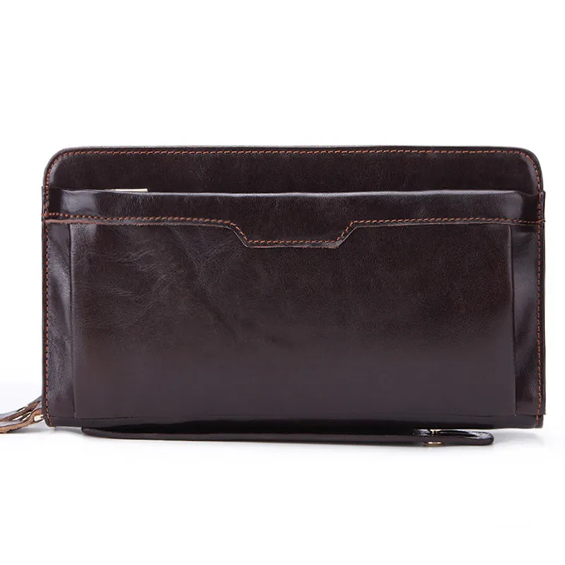 Men's Double Zipper Clutch Wallet for Men Long Genuine Leather Purse Male Business Casual Money Clutch Bag For Phone
Men's Double Zipper Clutch Wallet for Men Long Genuine Leather Purse Male Business Casual Money Clutch Bag For Phone