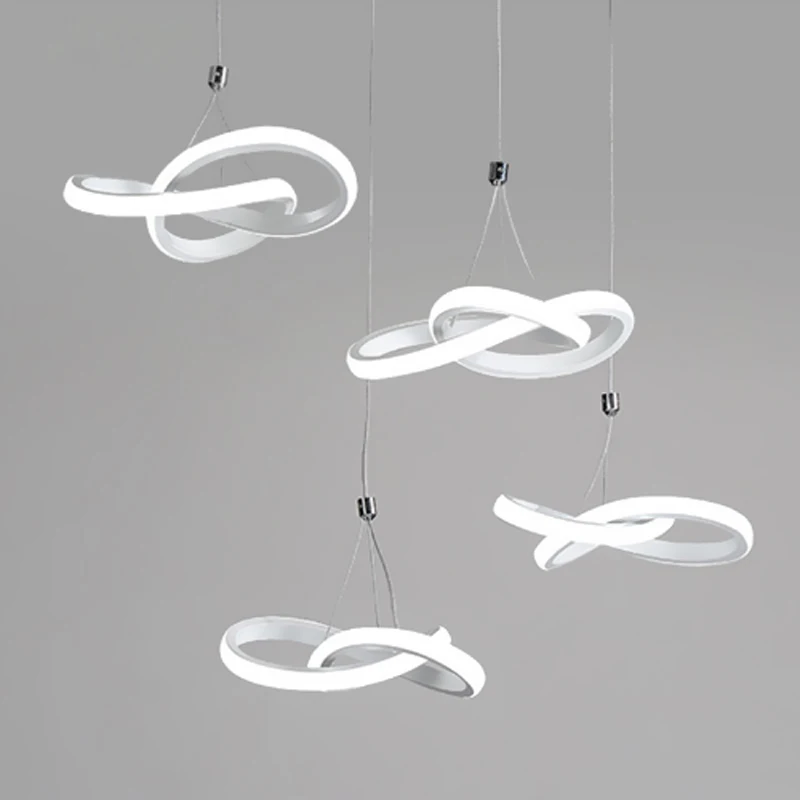 Creative modern white aluminum paint ring 3 chandelier personality restaurant silicone decorative LED dimmable warm lighting
Creative modern white aluminum paint ring 3 chandelier personality restaurant silicone decorative LED dimmable warm lighting