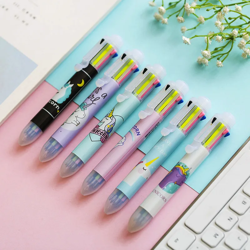 1Pcs Kawaii 8 Colors Unicorn Ballpoint Pen Cute multifunctional color pen School Office Supply Stationery Chidren Gift
1Pcs Kawaii 8 Colors Unicorn Ballpoint Pen Cute multifunctional color pen School Office Supply Stationery Chidren Gift