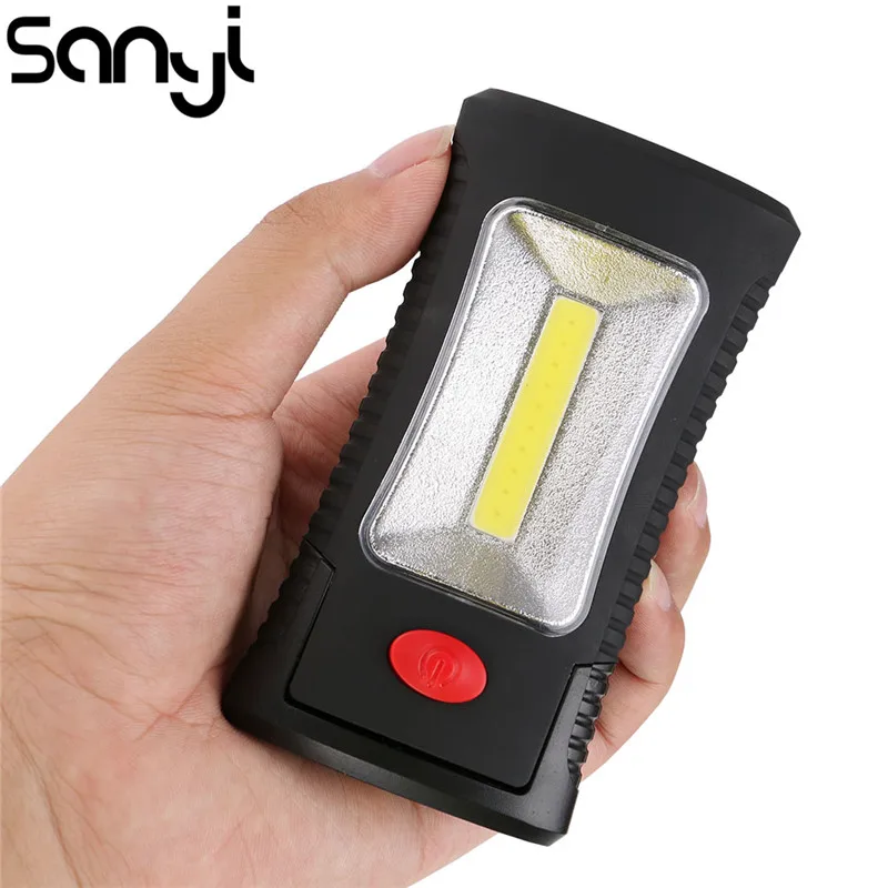 

2 Mode COB LED Magnetic Working Folding Hook Pocket Torch Handy Lamp Camping Tent Light Emergency Inspection Lamp Lanterna