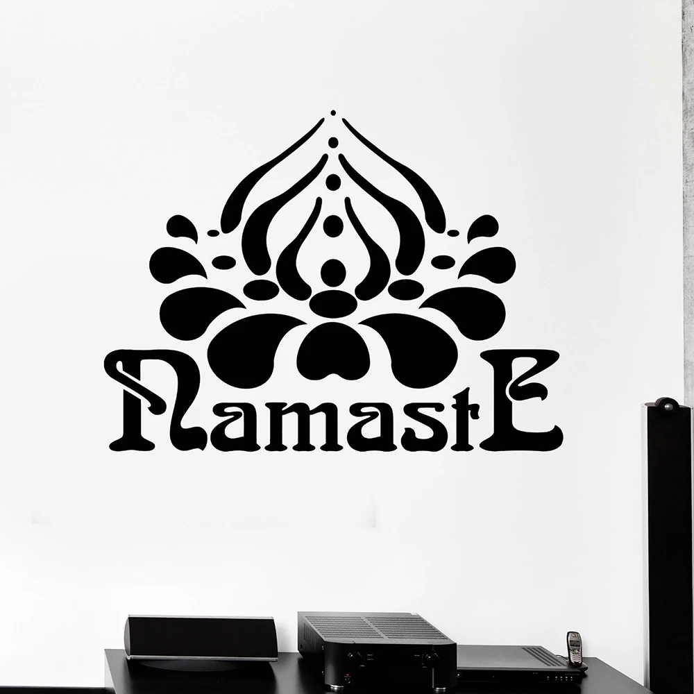 Wall Decal Namaste Hinduism Yoga Hindu India Vinyl Stickers Home Decor Living Room Mural Bedroom adesivo de parede RemovableD636
Wall Decal Namaste Hinduism Yoga Hindu India Vinyl Stickers Home Decor Living Room Mural Bedroom adesivo de parede RemovableD636