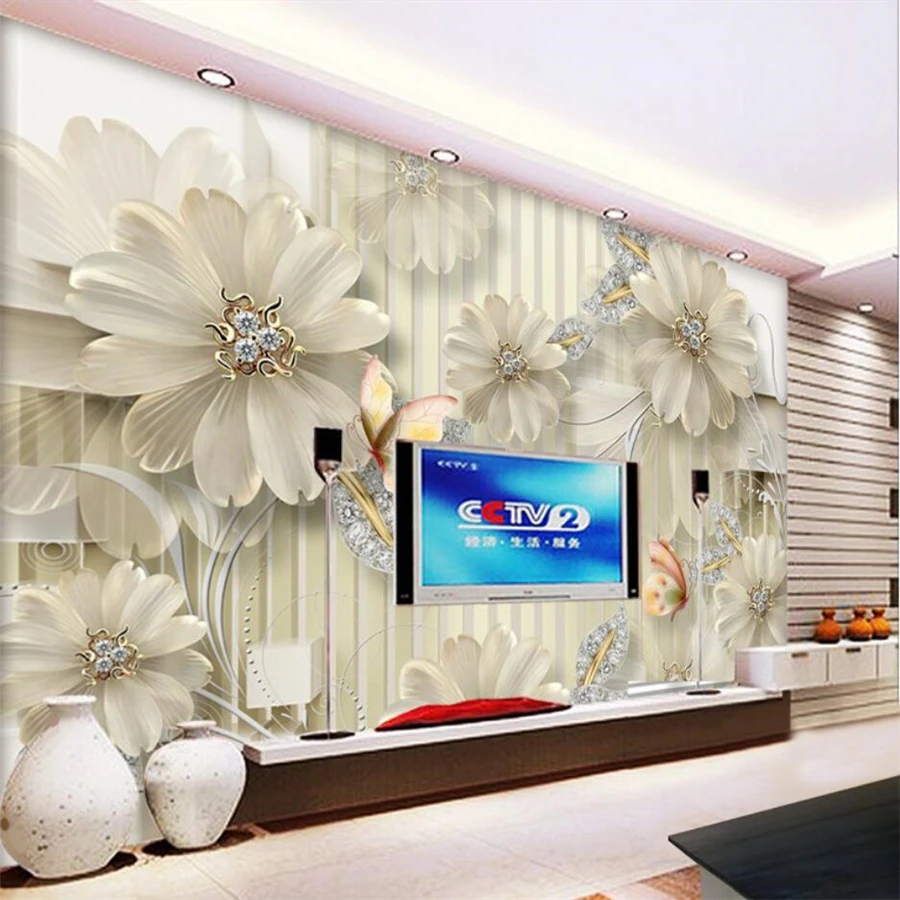 beibehang Custom wallpaper 3d mural stereo HD court jewelry diamond flower wallpaper background wall papers home decor wallpaper
beibehang Custom wallpaper 3d mural stereo HD court jewelry diamond flower wallpaper background wall papers home decor wallpaper