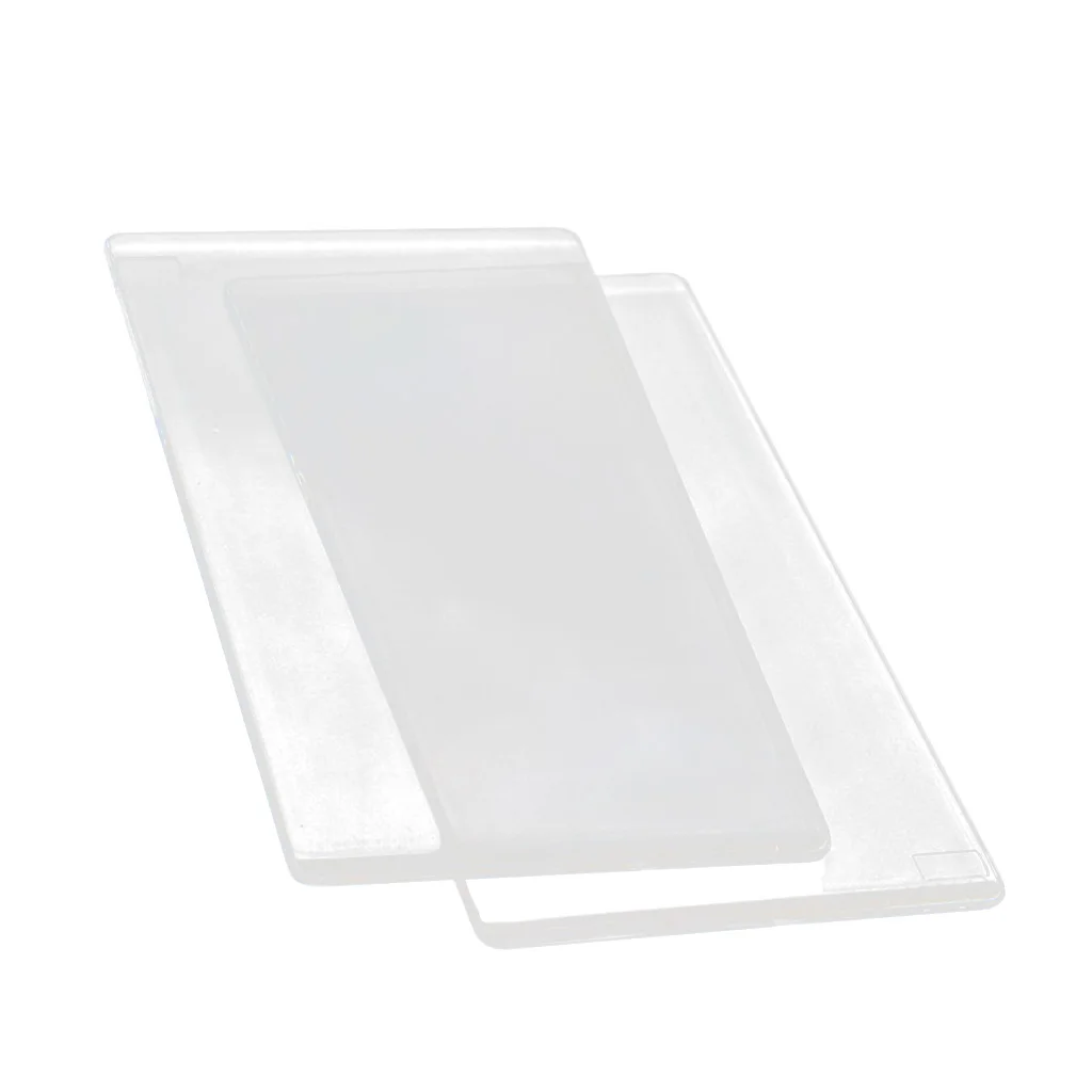 2 Pieces High Quality Transparent Die Cutting Embossing Machine Plate Replacement Pad Scrapbooking Paper Craft DIY
2 Pieces High Quality Transparent Die Cutting Embossing Machine Plate Replacement Pad Scrapbooking Paper Craft DIY