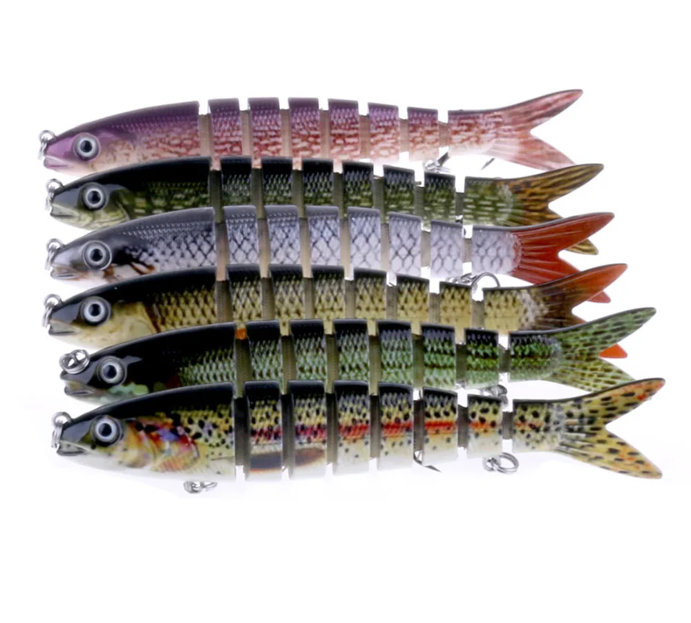HENGJIA 6pcs 13.6cm 18.7g 6#hooks hard plastic jointed minnow fishing lures wobbler pike catfish pesca swim baits
HENGJIA 6pcs 13.6cm 18.7g 6#hooks hard plastic jointed minnow fishing lures wobbler pike catfish pesca swim baits