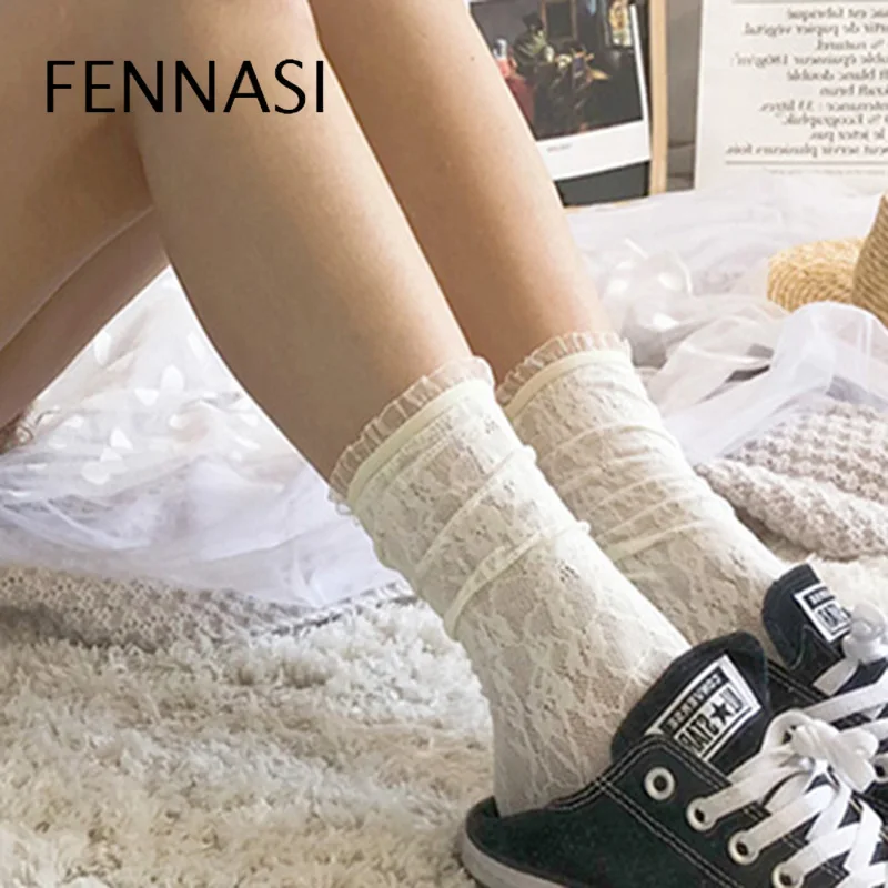 FENNASI, летние женские чулки, кружевной топ, прозрачные черные, белые, сексуальные модные женские чулки с цветочным принтом
FENNASI, летние женские чулки, кружевной топ, прозрачные черные, белые, сексуальные модные женские чулки с цветочным принтом