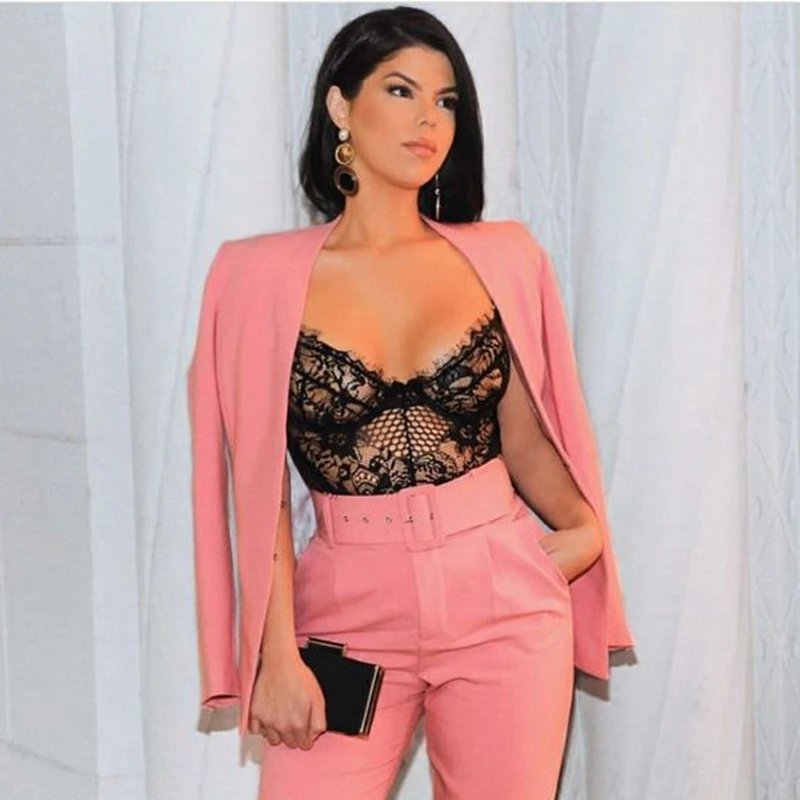 Women Elegant Pant Suits Office Uniform Work Wear Casual 2 Piece Sets Blazer And Pants Ladies Party Evening Trouser Suit W222
Women Elegant Pant Suits Office Uniform Work Wear Casual 2 Piece Sets Blazer And Pants Ladies Party Evening Trouser Suit W222