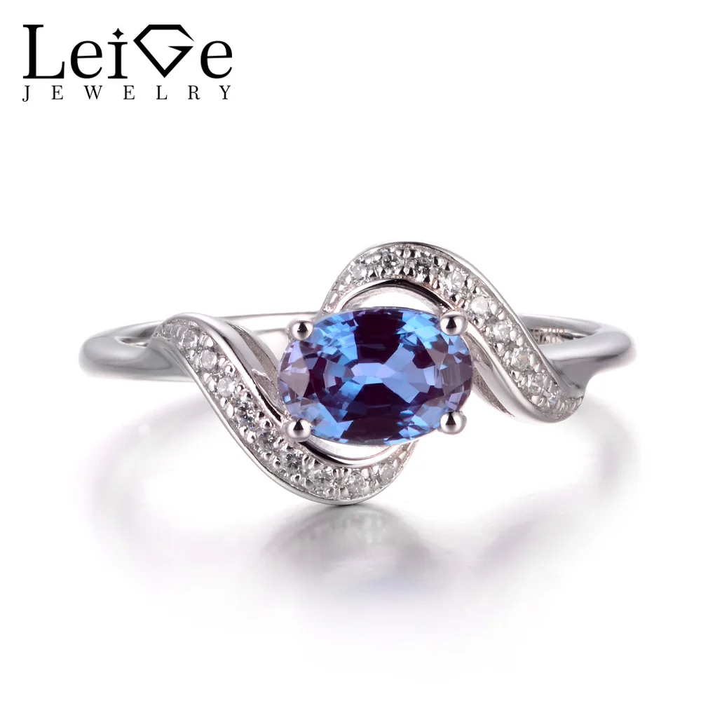 LeiGe Jewelry Unique Cocktail Party Rings Alexandrite Rings June Birthstone Color Changing Gemstone Rings 925 Sterling Silver
LeiGe Jewelry Unique Cocktail Party Rings Alexandrite Rings June Birthstone Color Changing Gemstone Rings 925 Sterling Silver