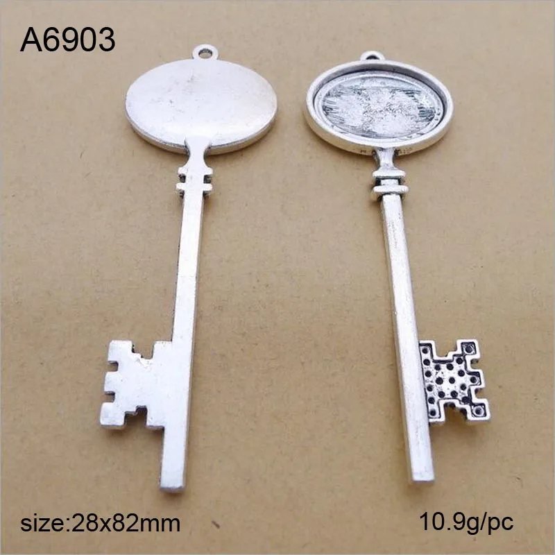 10pcs 28x82mm Antique Silver Zinc Alloy Keys Charms Cabochon Fine Trendy Pendant Charms Making
10pcs 28x82mm Antique Silver Zinc Alloy Keys Charms Cabochon Fine Trendy Pendant Charms Making