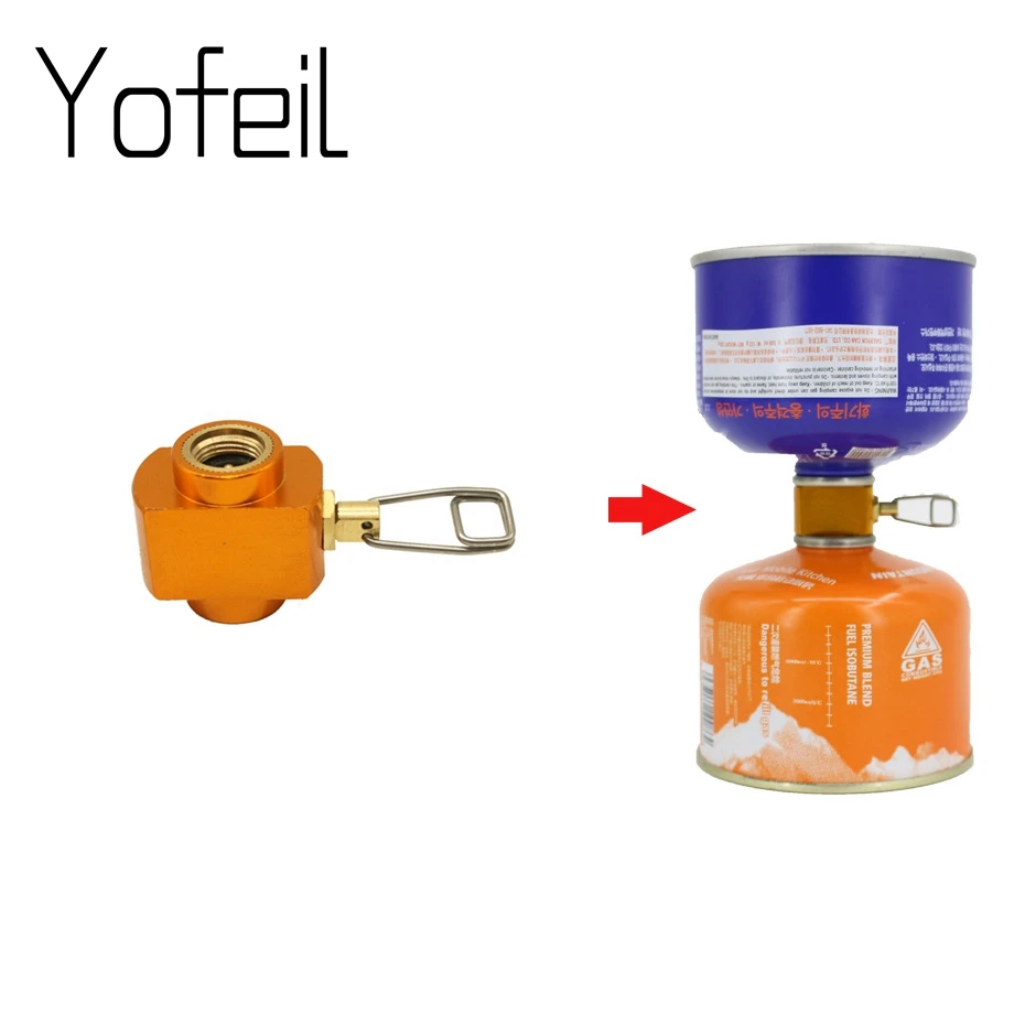 New Outdoor Camping Stove Gas Charging Conversion Furnace Connector Accessory Cartridge Tank Gas filling Cylinder Refill Adapter
New Outdoor Camping Stove Gas Charging Conversion Furnace Connector Accessory Cartridge Tank Gas filling Cylinder Refill Adapter