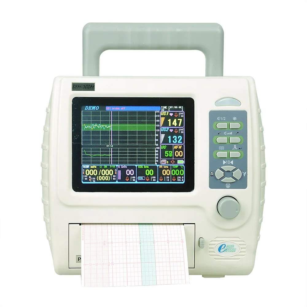 fetal maternal monitor CTG machine twins fetal heart rate monitor parameter monitor BFM-700M
fetal maternal monitor CTG machine twins fetal heart rate monitor parameter monitor BFM-700M