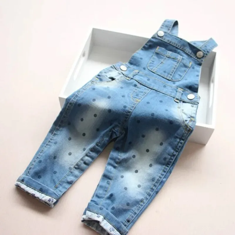 New Baby Jeans Boys Girls Denim Overalls Cute Dot Suspender Jeans Pants Casual Fashion Infant Overall Jeans
New Baby Jeans Boys Girls Denim Overalls Cute Dot Suspender Jeans Pants Casual Fashion Infant Overall Jeans