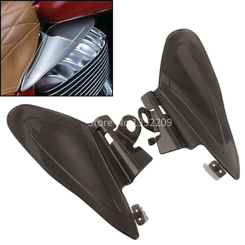 Smoke Reflective Saddle Heat Shields For Indian Chieftain Roadmaster Chief 2014-2017
Smoke Reflective Saddle Heat Shields For Indian Chieftain Roadmaster Chief 2014-2017