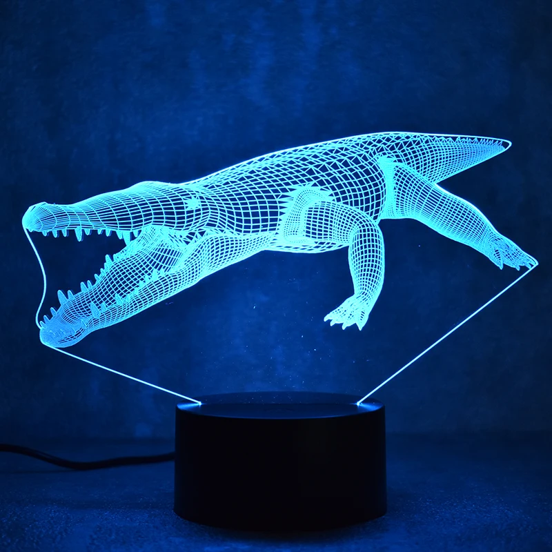 Crocodile LED 3D Night Light Children Bedroom Atmosphere Table Lamp USB 3D Bulbing Light Usb Animal Night Light baby Kids Gif
Crocodile LED 3D Night Light Children Bedroom Atmosphere Table Lamp USB 3D Bulbing Light Usb Animal Night Light baby Kids Gif