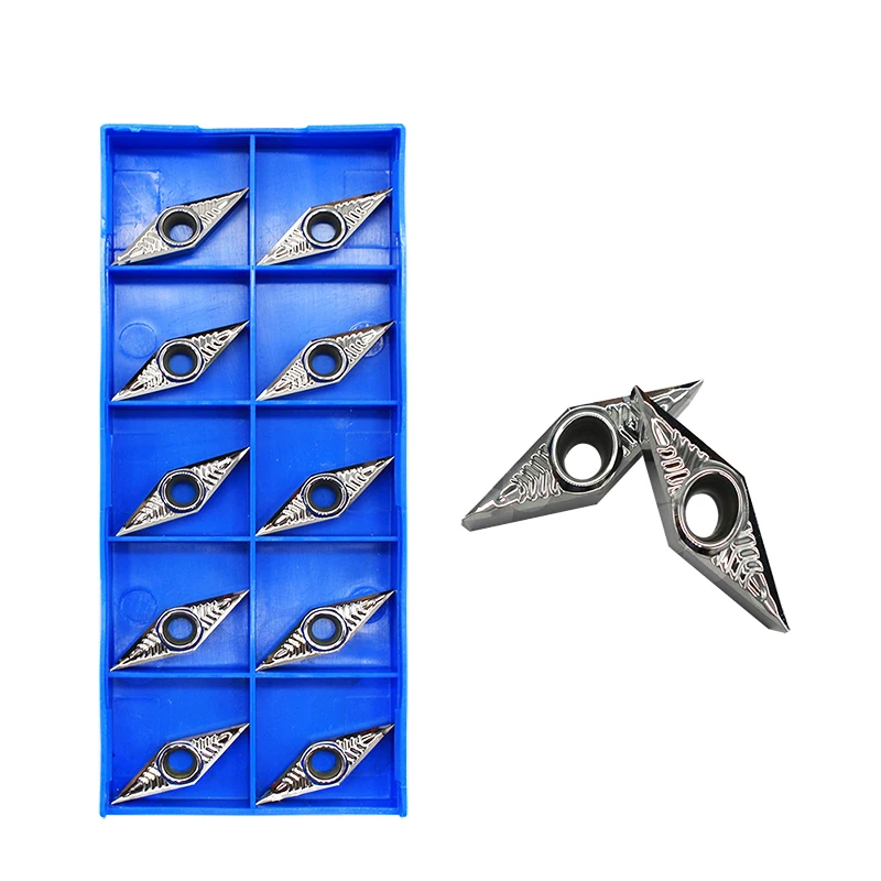 10 PCS VBGT160402 AK H01 High Quality Aluminum Cutter Blade Turning Tool Insert Cutting Tool CNC Tools Alloy Wood
10 PCS VBGT160402 AK H01 High Quality Aluminum Cutter Blade Turning Tool Insert Cutting Tool CNC Tools Alloy Wood