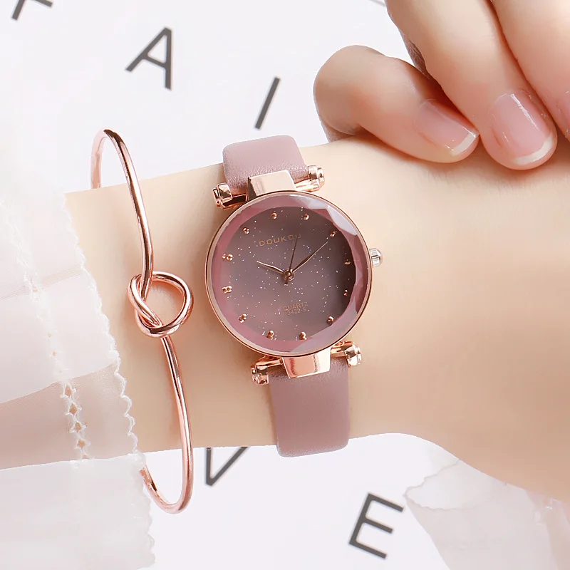 Женские наручные часы DOUKOU новые брендовые в стиле девушки Мори женские квартир
