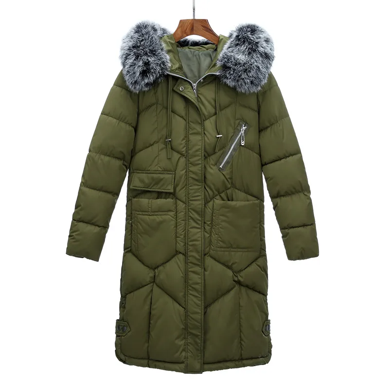 AKSLXDMMD Parkas Mujer Overcoat 2019 New Women Winter Jacket Fashion Thick Slim Fur Collar Hooded Long Coat Female LH1111
AKSLXDMMD Parkas Mujer Overcoat 2019 New Women Winter Jacket Fashion Thick Slim Fur Collar Hooded Long Coat Female LH1111