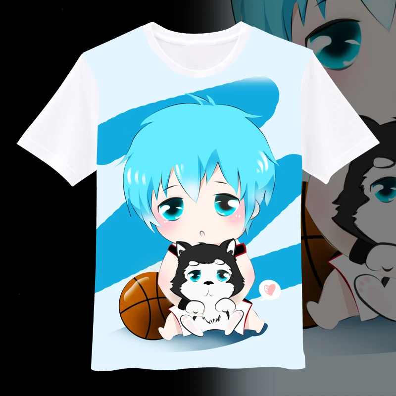 Аниме Kuroko без корзины Косплей Kuroko Tetsuya повседневная с коротким рукавом для мужчин и женщин Летняя полноцветная футболка
Аниме Kuroko без корзины Косплей Kuroko Tetsuya повседневная с коротким рукавом для мужчин и женщин Летняя полноцветная футболка