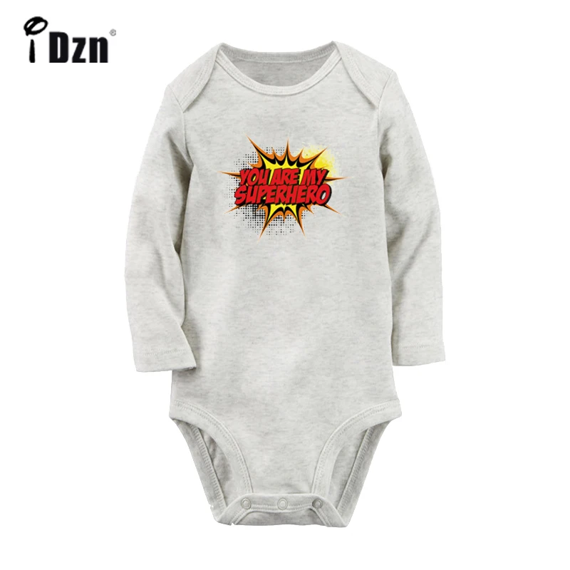 You are my Superhero Design Newborn Baby Boys Girls Outfits Jumpsuit Print Long Sleeve Infant Bodysuit Clothes 100% Cotton Sets
You are my Superhero Design Newborn Baby Boys Girls Outfits Jumpsuit Print Long Sleeve Infant Bodysuit Clothes 100% Cotton Sets