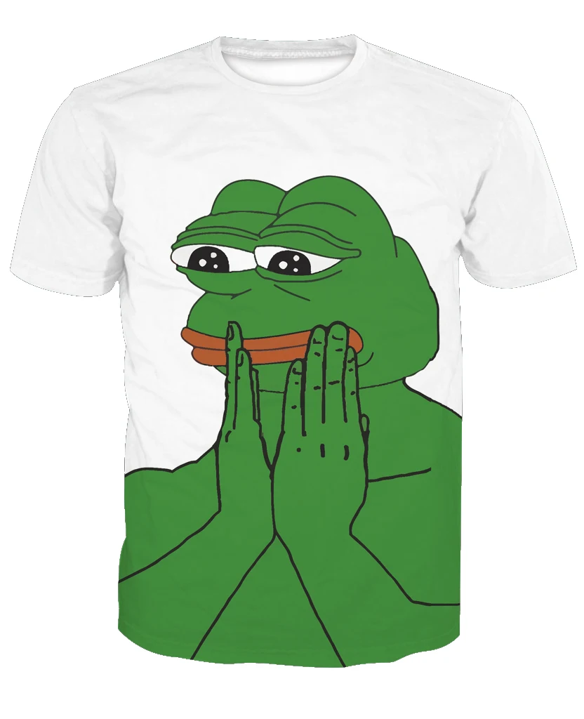 3D Fashion 2019 hot sale New fashion 3D cartoon frog short sleeve T-shirts custom-made free shipping m to 6xl factory Outlet
3D Fashion 2019 hot sale New fashion 3D cartoon frog short sleeve T-shirts custom-made free shipping m to 6xl factory Outlet