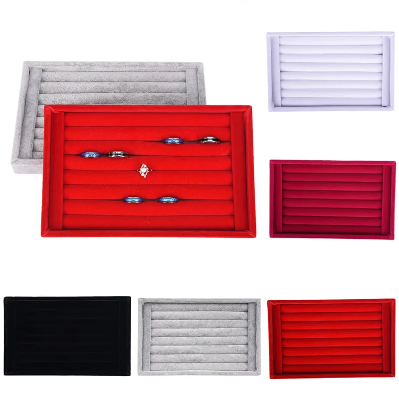 Velvet Earrings Rings Ear Studs Jewelry Display Stand Holder Rack Organizer Tray
Velvet Earrings Rings Ear Studs Jewelry Display Stand Holder Rack Organizer Tray