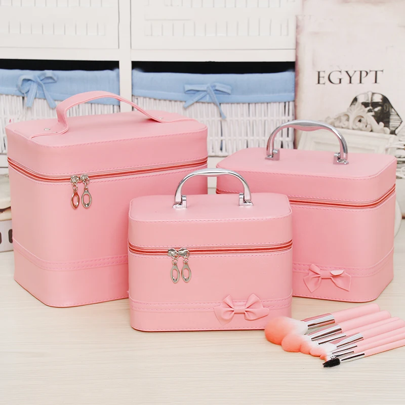 Professional Cosmetic Bag Portable Large Capacity Manicure Beauty Storage Box Cosmetic Case Waterproof Lovely The New MakeUp Bag
Professional Cosmetic Bag Portable Large Capacity Manicure Beauty Storage Box Cosmetic Case Waterproof Lovely The New MakeUp Bag