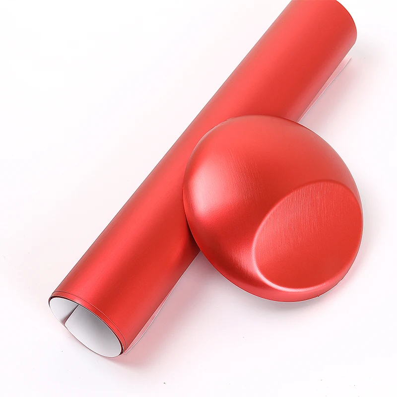 1.52x20m Air Free Bubbles New Red Color Brushed Matte Pearl Vinyl For Vehicle Wrap
1.52x20m Air Free Bubbles New Red Color Brushed Matte Pearl Vinyl For Vehicle Wrap