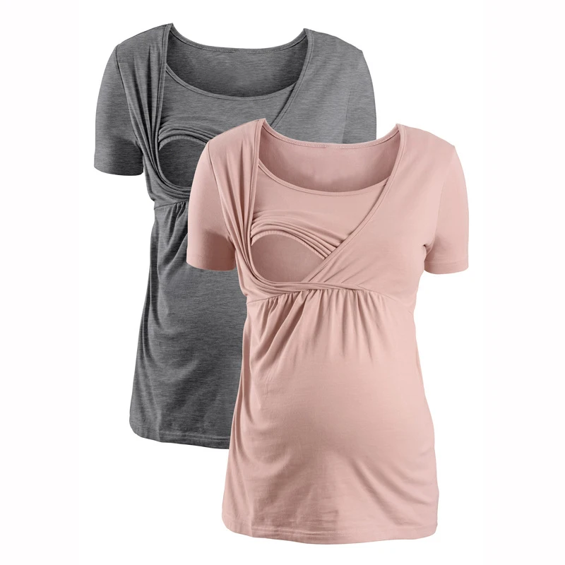Summer Fashion Mulit Candy Color Nursing mothers Design Clothes for pregnant women Casual Short Sleeve T-shirt for pregnancy
Summer Fashion Mulit Candy Color Nursing mothers Design Clothes for pregnant women Casual Short Sleeve T-shirt for pregnancy