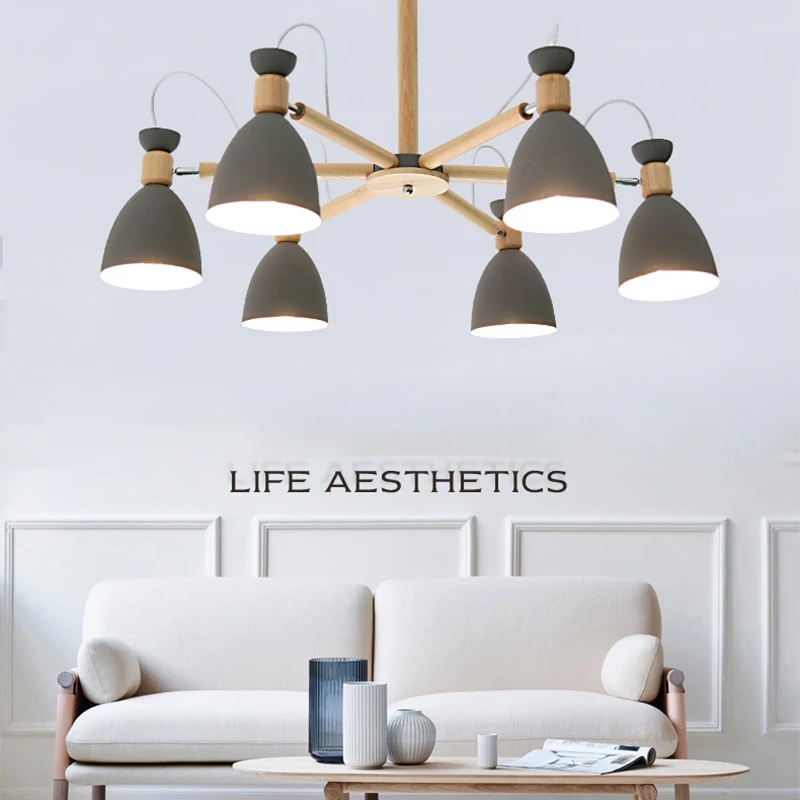 Nordic modern adjustable solid wood chandelier E27 220V kitchen living room bedroom apartment bedroom restaurant home fixture
Nordic modern adjustable solid wood chandelier E27 220V kitchen living room bedroom apartment bedroom restaurant home fixture